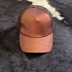 Pointy tail glitter brown hat! GREAT FOR FALL!!